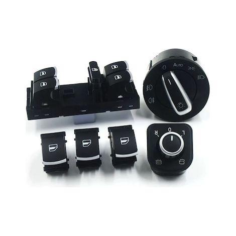 The button set is compatible with Volkswagen Passat B6, B7, CC, Eos, JETTA, Golf 5, 6, TIGUAN, TOURAN (1/5)
