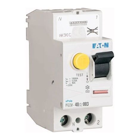 Eaton 109274 Interruttore differenziale 2x40a 30ma tipo a (PFGCM-40/2/003-A)