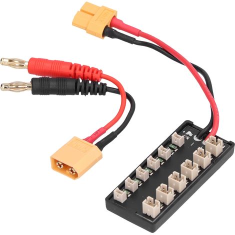 Carte de chargement de batterie au lithium 3,7 V portable JST/PH‑2.0 18 AWG chargeur de câble en silicone extra doux