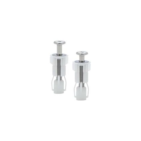 2 Pièces Fixation Abattant WC,Fixation Cuvette WC,Fixation Abattant WC Universel,pour Siège de Toilette,Matériau en Nylon (1/5)