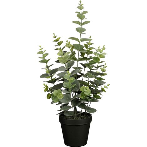 Mica Kunstpflanze Eukalyptus grün im Topf Ø 23 x 53 cm Eingetopft