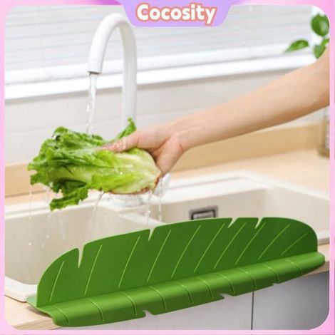 Cocosity Protection contre le dosseret d'évier Protection contre les éclaboussures d'évier à forte quincaillerie raccord) Vert (1/5)