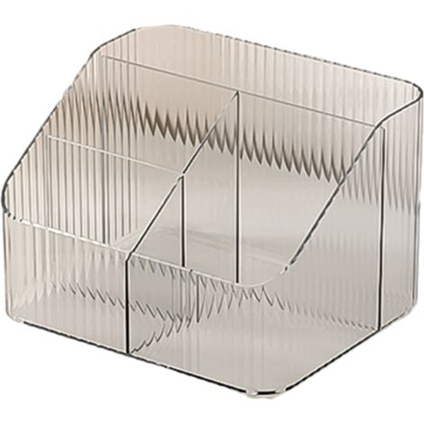 Organisateur De Brosses À Maquillage - Boîte De Rangement En Acrylique Pour Cosmétiques Et Accessoires De Beauté - Bureau Salle De Bain Coiffeuse - 1 Pièce (1/5)