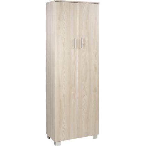 Mueble multiuso entrada salón 2 puertas 4 baldas Argus - Olmo