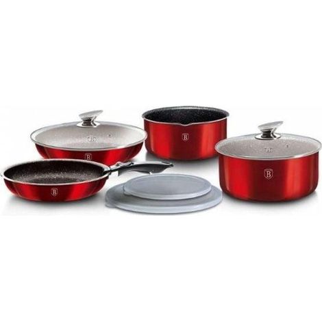 Berlinger Haus Burgundy Set de Ollas de Aluminio 20 cm