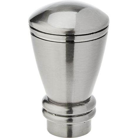 Embout Tringle Rideaux Cylindrique Gris Anthracite Ateliers 28 (1/3)