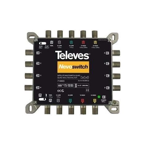 Multiswitch Televes Nevoswitch 5x8 5 entrées 8 sorties (1/3)