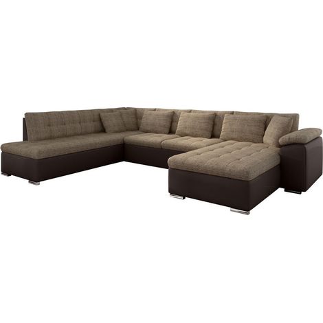Canapé d'angle Comfivo Gemma, Droit, Disponible, 348x205x76cm, 0 (1/5)