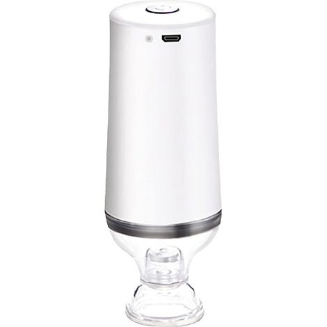 Wiederaufladbare elektrische Luftpumpe, tragbare wiederaufladbare USB-Vakuumpumpe mit 1200-mAh-Akku, automatische Ultra-Mini-Saugpumpe zum Vakuumieren von Lebensmittelbeuteln