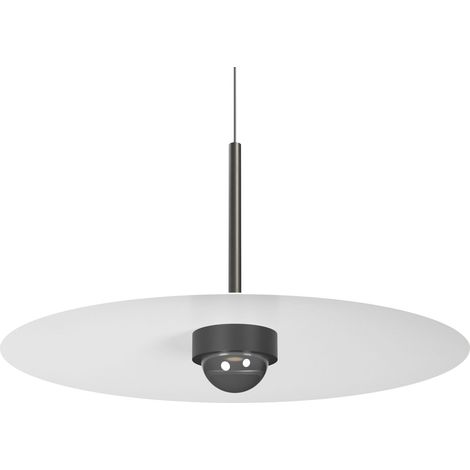 Lampada a Sospensione LED Hat Surface 8W 83° 3000K Nero Opaco - Apparecchio a Plafone o Incasso per Illuminazione d'Interni - Beneito & Faure (1/5)