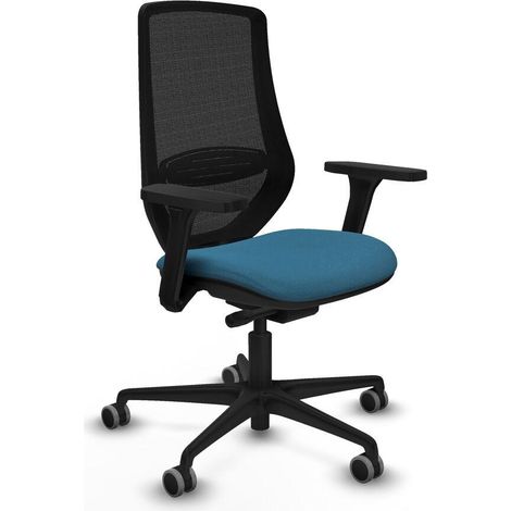 Piqueras y Crespo Mardos chaise bureau noir vert pétrole (1/3)