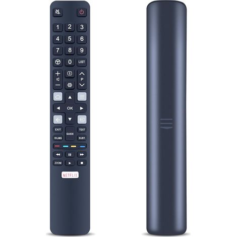 Télécommande de Rechange RC802N YU14 pour TCL 4K HDR Android Thomson TV Compatible avec CRC802N 32HD5506 43UC6406 49UC6306 65UC6406 65DC766 65EC780 75EP660 (1/5)