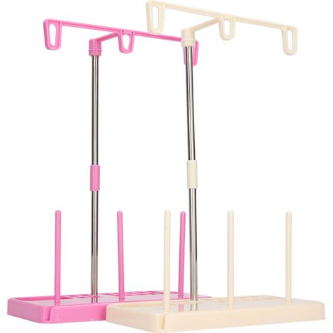 2 Supports à Fil pour Machine à Coudre en Aluminium Léger, Accessoires de Couture Faciles à Installer (1/5)