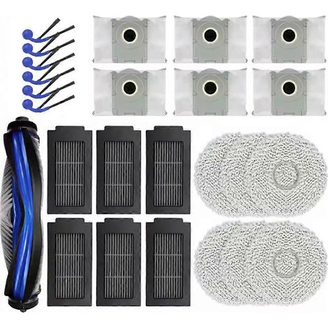Filtre pour aspirateur brosse pour aspirateur Filtre de brosse pour aspirateur filtre de 25PCS T30C Omni / T30C Pro Omni Aspirateur pièce détachée Aspirateur Brosse Filtre Sac à poussière Serpillière (1/5)