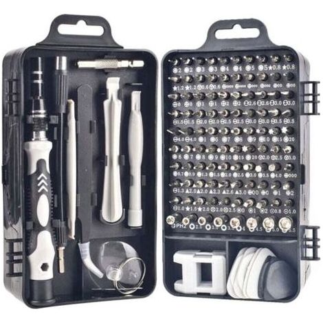 BUNTHAUS PA Kit Embouts Acier Chrome Vanadium Tournevis Réparation Montre Téléphone Portable (1/4)