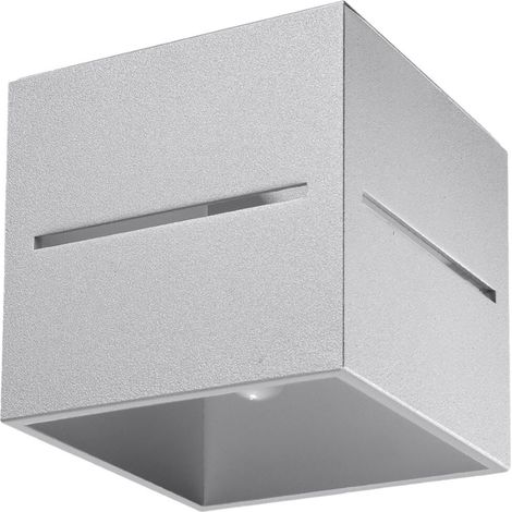 Lámpara de techo basalto 1 G9 gris ALU lumilo 02.126.08 (1/5)