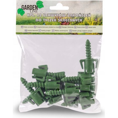 SET DI 12 PORTA-PANNE/FINALI DA 11 MM GARDENLINE - CODICE ARTICOLO 3373 (1/4)