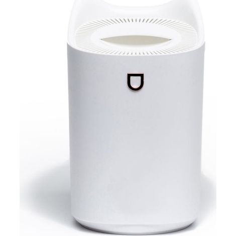 Humidificateur USB de 3 litres extrêmement silencieux avec 7 couleurs LED et 2 buses de pulvérisation, jusqu'à 24 à 48 heures d'autonomie pour la maison, le yoga et le bureau (1/5)