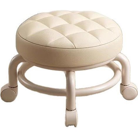 Tabouret Roulant - Hauteur Basse - Rotation 360° - Charge Maximale 200 Kg - Pour Atelier Couture Beauté Construction (1/5)