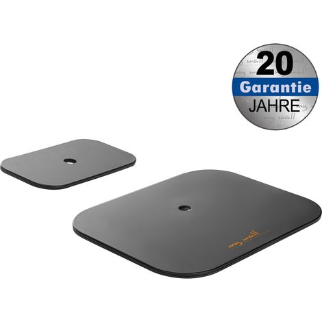 Reinforcement mounting plate kit protect desk tops from damage by distributing weight load.