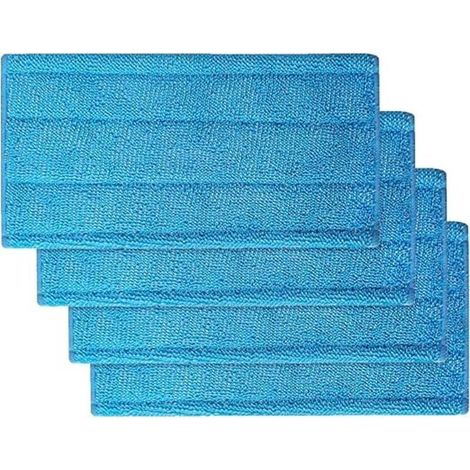 4 Lingette Reutilisable pour swiffer wetjet Serpillières Remplacement wetjet Balai Spray Lavable en Machine (4) (1/4)