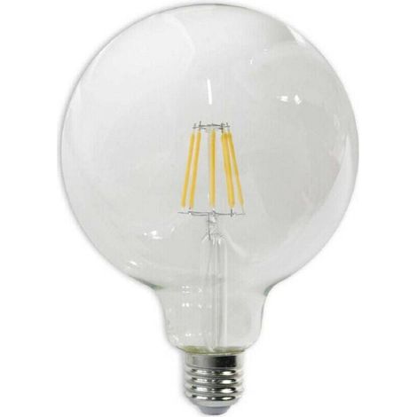 YMYNY 12 W LED-Glühbirne, Kugel, E27, warmes und kühles natürliches Licht, G125t12 – Naturweiß –