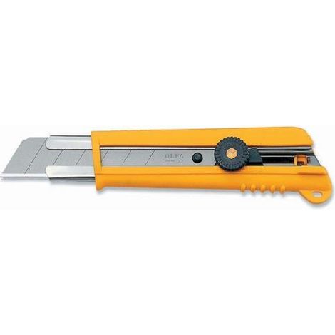 Cutter Olfa NH-1 jaune 25 mm plastique haute résistance
