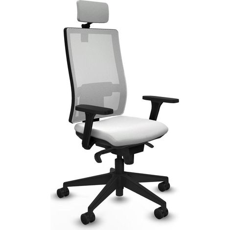 Piqueras et Crespo 3D066N2 Chaise de Bureau Blanc Confort