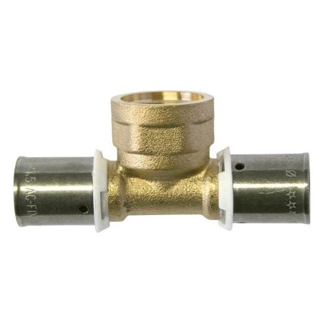 Té PER à sertir Ø16 - Femelle 1/2" (15/21) - Ø16 - IBP Bänninger (1/2)
