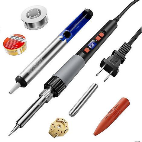 Kit de réparation de manette de jeu à souder, norme américaine, stylo à souder intelligent 90 W avec adaptateur pour fer à souder ( ) (1/5)