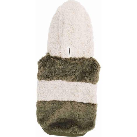 Manteau d'hiver chien polyester coton, veste matelassée chaude et confortable pour petit chiot Chihuahua, Caniche, Bouledogue Français et Spitz nain avec capuche (1/5)