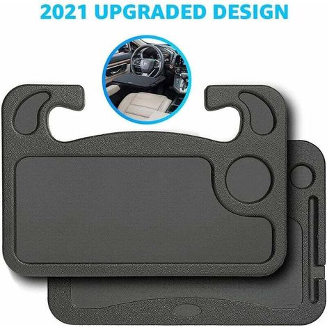 Accessoires équipement intérieur Plateau de volant de voiture Table de volant portable Volants double face Bureau pour manger, lire, travailler, ordinateur portable (1/4)