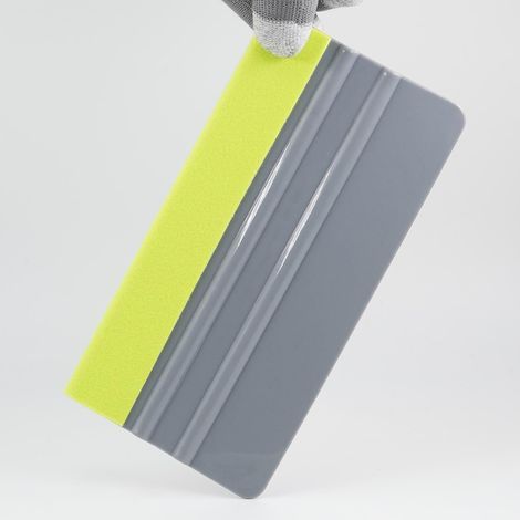 Lot de 2 raclettes à bords en feutre pour film vinyle teinte de fenêtre et papier peint à décoller et à coller Éliminateur de bulles professionnel (1/4)
