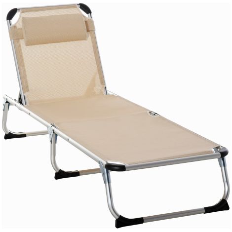 Meuble de jardin, Cadeira de jardin pliable, avec quatro posições réglables, 170x60x76 cm, idéal pour jardin e balcon., gain de place, meuble extérieur, design moderne