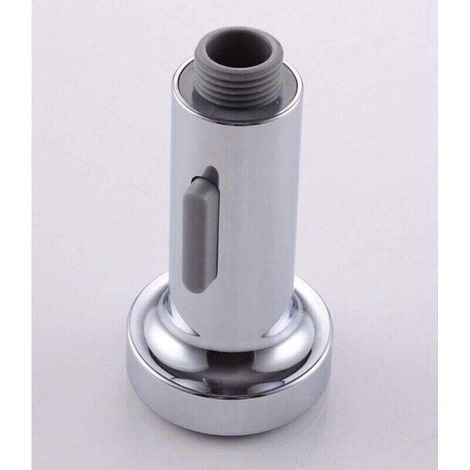 Miscelatore da cucina Crezuo Press Down Pro con doccetta estraibile a 2 funzioni, accessorio universale per miscelatore da cucina (argento)