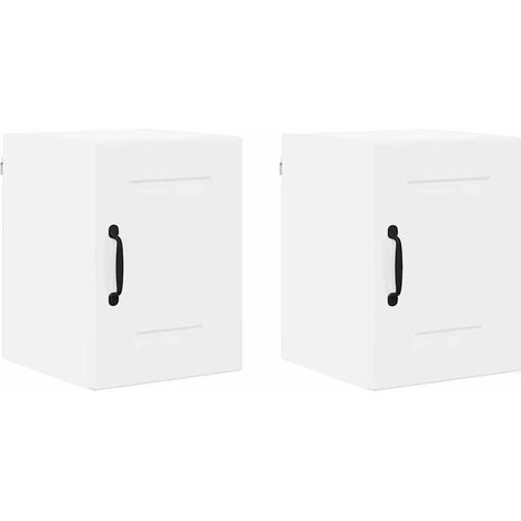 Meuble mural de cuisine,Armoire de cuisine 2 pcs Blanc brillant 30 x 31 x 40 cm CFW18135 (1/5)