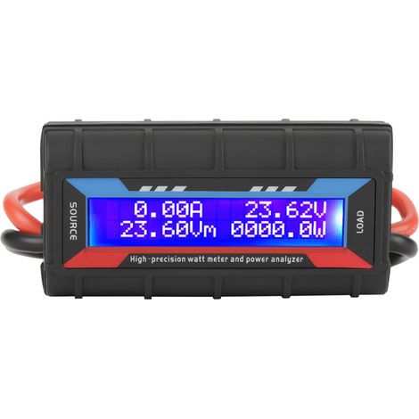 8 V 60 V präzises Wattmeter, Spannungs- und Amperemeter sowie Leistungsanalysator für Miniaturmodelle (150 A) (1/5)