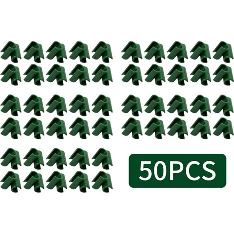 Lot de 50 pinces de tuteurage réglables pour tiges et branches de plantes, supports et fixations pour plantes - Outils de jardinage (1/5)