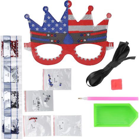 Diamond Painting Face Cover Hand Made Eye Decoration with Flexible Strap for Dance Party(AA406 ) (1/5)