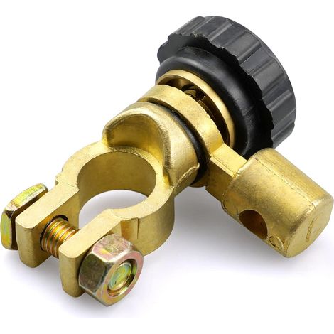 12-V-Batterietrennschalter, Klemmenanschlussschalter, 12-V-Batterieklemmen für Auto, LKW, Boot, Fahrzeug, 15–17 mm