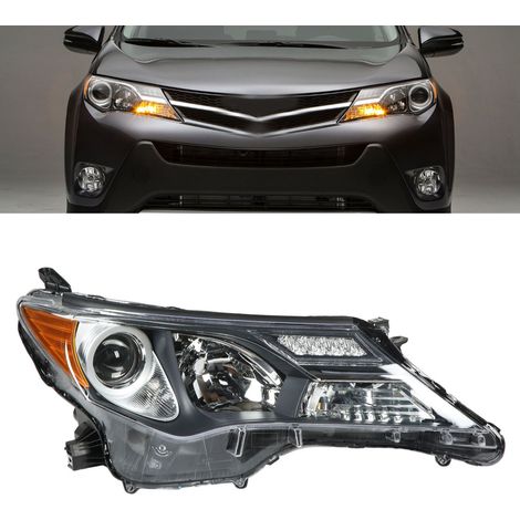 Scheinwerfereinheit (ohne Leuchtmittel) passend für Toyota RAV4 2013-2015 (USA, Vor-Facelift) rechte Seite (übergroß) (übergewichtig). (1/5)