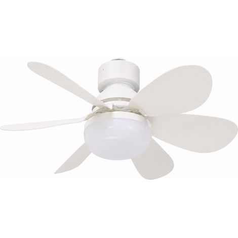 Ventilatore da Soffitto LED E27 16W con Telecomando e 6 Pale (1/5)