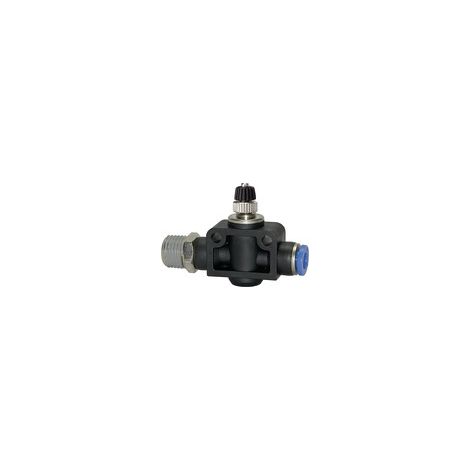Riegler Drosselrückschlagventil »Blaue Serie«, gerade, R 3/8 a. G-S Ø 10mm (1/3)