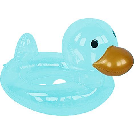 Schwimmring für Kinder – Transparente, aufblasbare Ente – Für Pool, Strand, See – 1 Stück (1/5)