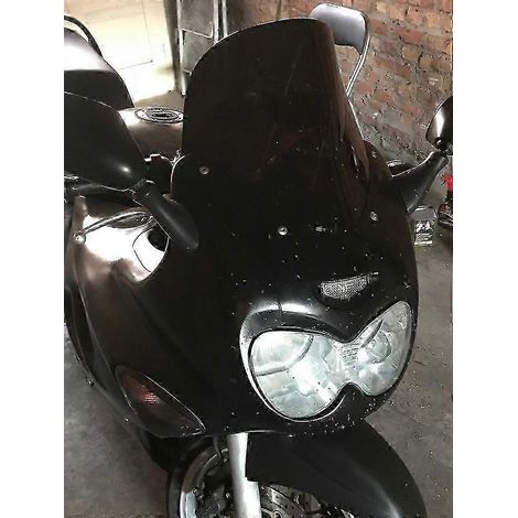 Neue Windabweiser und Befestigungsschrauben für Suzuki Katana 600 750 GSX600F GSX750F GSX 600F 750F Motorräder 1998-2008 (schwarz)