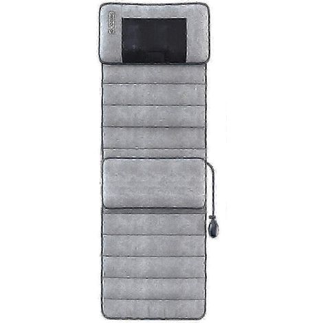 Tapis de massage électrique pour tout le corps avec 9 modes, coussin chauffant réglable pour soulager les douleurs cervicales et dorsales, en position assise, couchée ou allongée. (1/5)