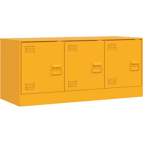 Maison Exclusive - TV-Schrank Senfgelb 99x39x44 cm Stahl