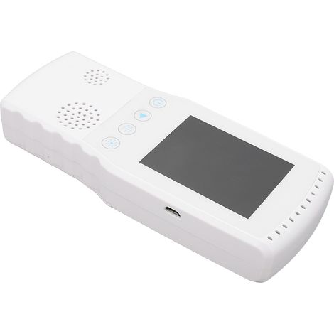Détecteur de rayonnement nucléaire portatif LCD, moniteur temps réel USB, compteur de radiations ionisantes, blanc, 2500mAh (1/5)