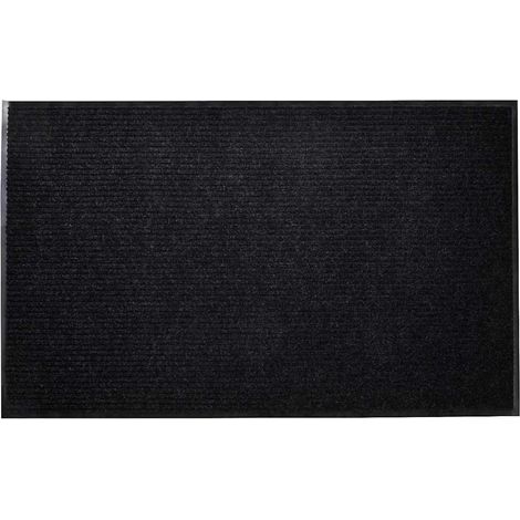 Paillasson noir, 120 x 180 cm, PVC (1/5)