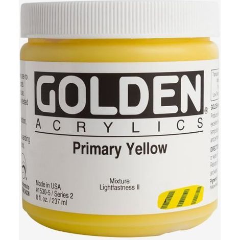 Golden : Heavy Body Acrylic Paint : 236ml : Primary Yellow
